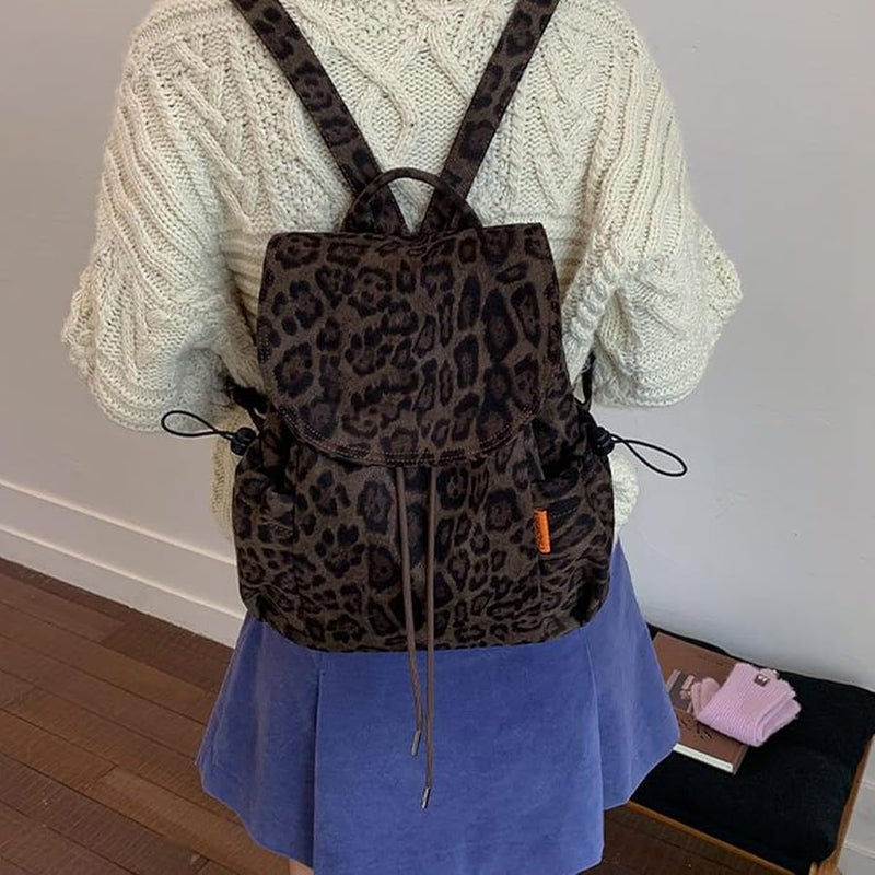 Brown Ergonomic Comfort Backpack For Work Multiple Storage Compartments Casual Winter Styles - Image 5